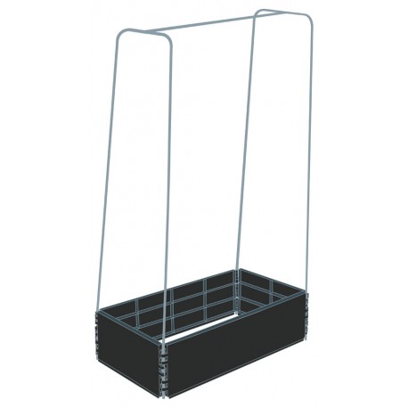 Mini Grow Bed con estructura metálica